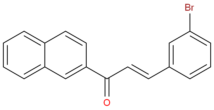 3-(3-bromophenyl)-1-naphthalen-2-ylprop-2-en-1-one