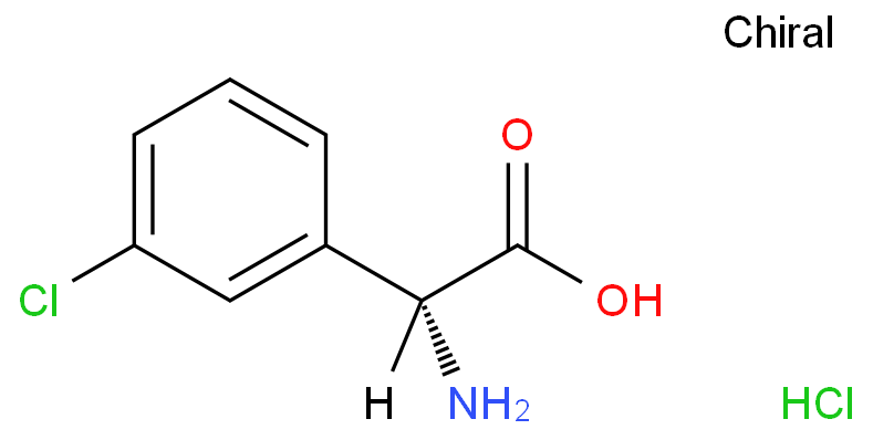 (R)-间氯苯甘氨酸盐酸盐 CAS号:37085-27-1科研及生产专用 高校及研究所支持货到付款