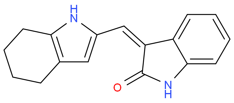 (3Z)-3-(4,5,6,7-四氢-1H-吲哚-2-甲基)吲哚-2-酮 CAS号:204003-85-0科研及生产专用 高校及研究所支持货到付款