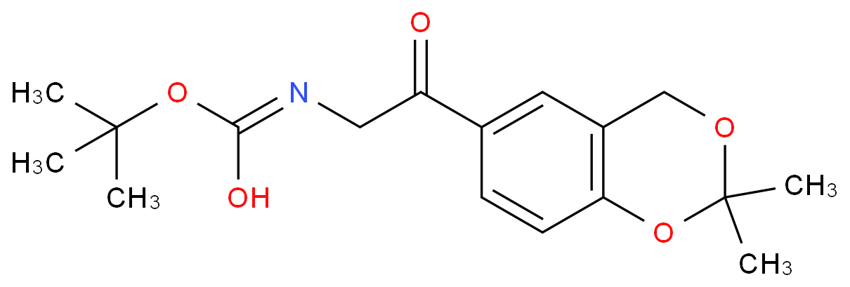 cas：452339-71-8 (2-(2,2-二甲基-4h-1,3-苯并二恶英-6-基)-2-氧代乙基)氨基甲酸叔丁酯