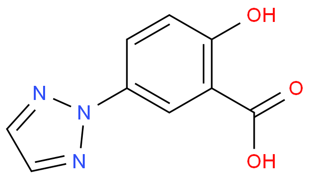 2-hydroxy-5-(2H-1,2,3-triazol-2-yl)benzoic acid