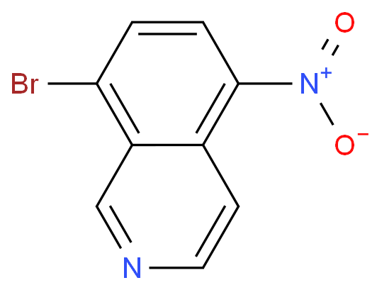 8-BROMO-5-NITRO-ISOQUINOLINE structure
