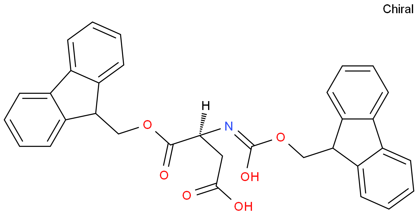 (3S)-4-(9H-fluoren-9-ylmethoxy)-3-(9H-fluoren-9-ylmethoxycarbonylamino)-4-oxobutanoic acid