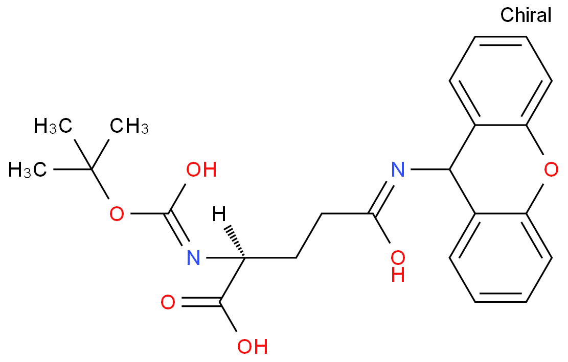 N-叔丁氧羰基-N'-(9-氧杂蒽基)-L-谷氨酰胺/55260-24-7