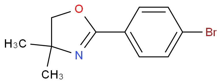 2-(4-溴苯基)-4,4-二甲基-4,5-二氢恶唑 CAS号:32664-14-5科研及生产专用 高校及研究所支持货到付款
