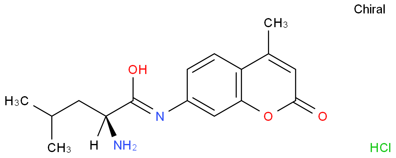 L-Leucine-(4-methyl-7-coumarinylamide) hydrochloride