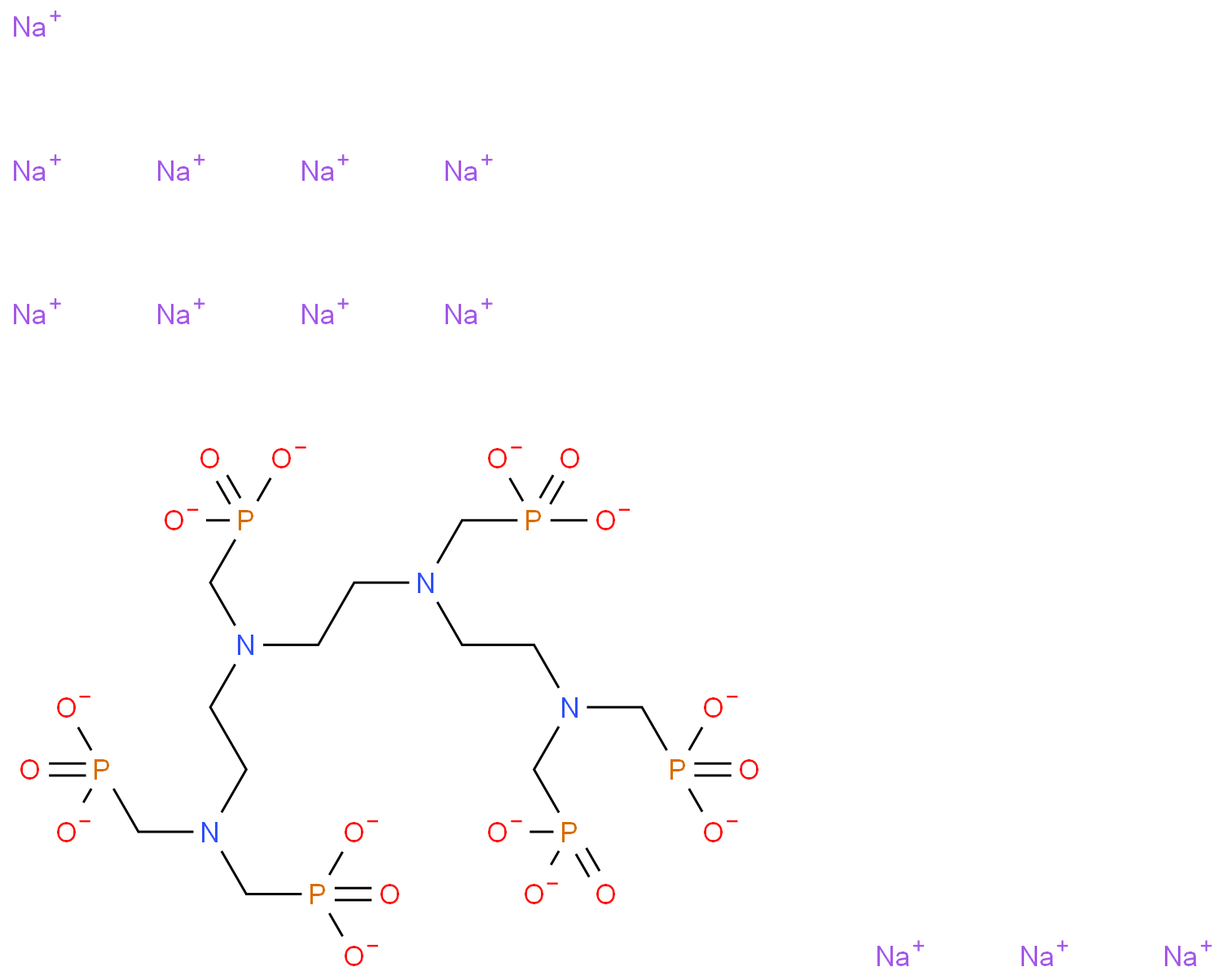 dodecasodium [ethane-1,2-diylbis[[(phosphonatomethyl)imino]ethane-2,1-diylnitrilobis(methylene)]]tetrakisphosphonate