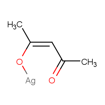 乙酰丙酮银化学结构式