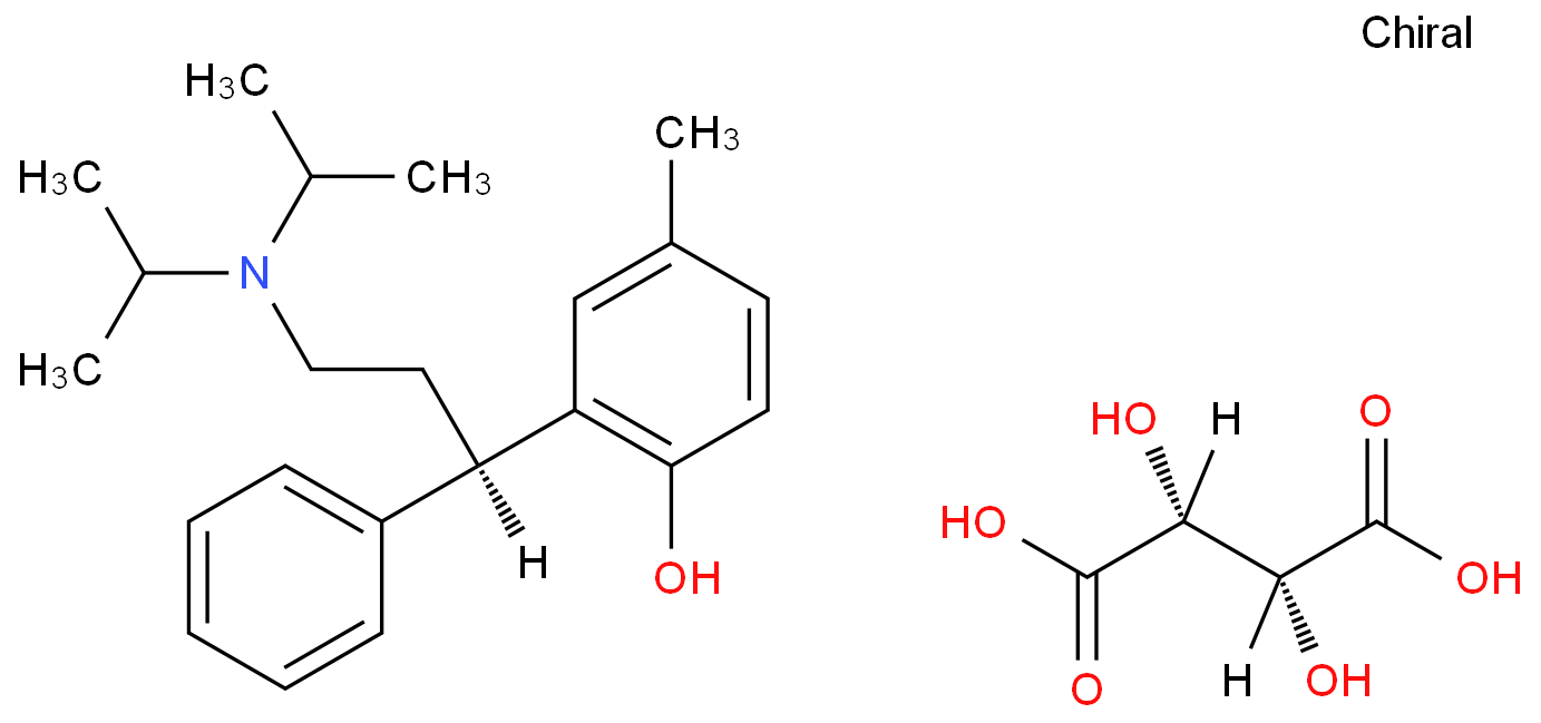 酒石酸托特罗定化学结构式