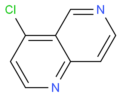 4-氯-1,6-萘啶化学结构式