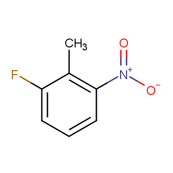 2-氟-6-硝基甲苯化学结构式