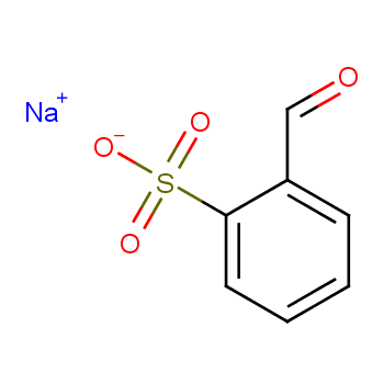 苯甲醛-2-磺酸钠化学结构式