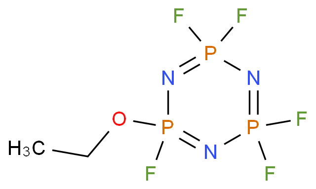 乙氧基(五氟)环三磷腈化学结构式