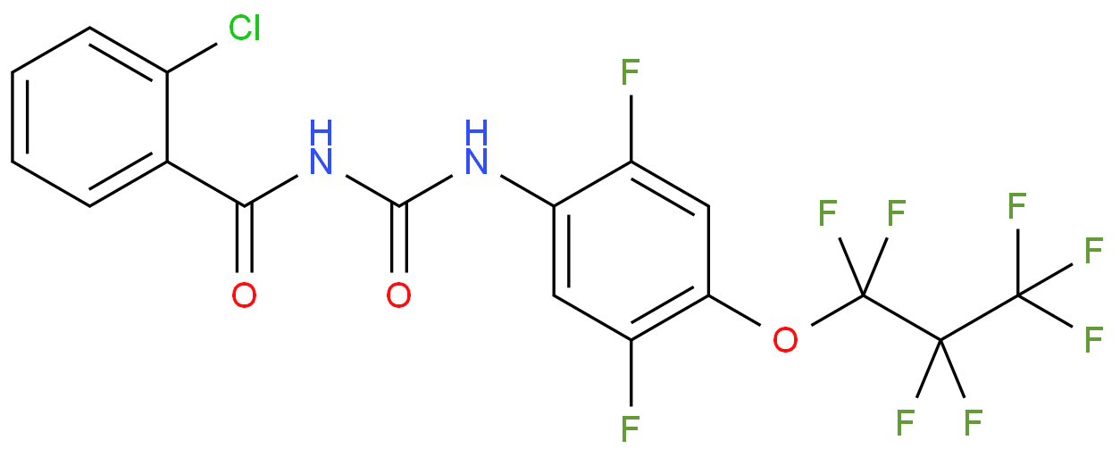 Benzamide, 2-chloro-N-[[[2,5-difluoro-4-(heptafluoropropoxy)phenyl]amino]carbonyl] -