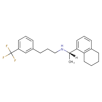 (R)-α-methyl-N-[3-[3-(trifluoromethyl)phenyl]propyl]-1-(5,6,7,8-tetrahydronaphthalene)methane amine