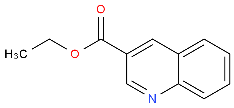 QUINOLINE-3-CARBOXYLIC ACID ETHYL ESTER structure