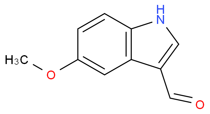 5-Methoxyindole-3-carboxaldehyde structure