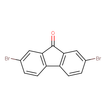 2,7-二溴-9-芴酮化学结构式