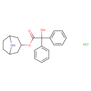 2-[3-(8-azabicyclo[3.2.1]octan-3-yl)phenyl]-2-hydroxy-2-phenylacetic acid;hydrochloride