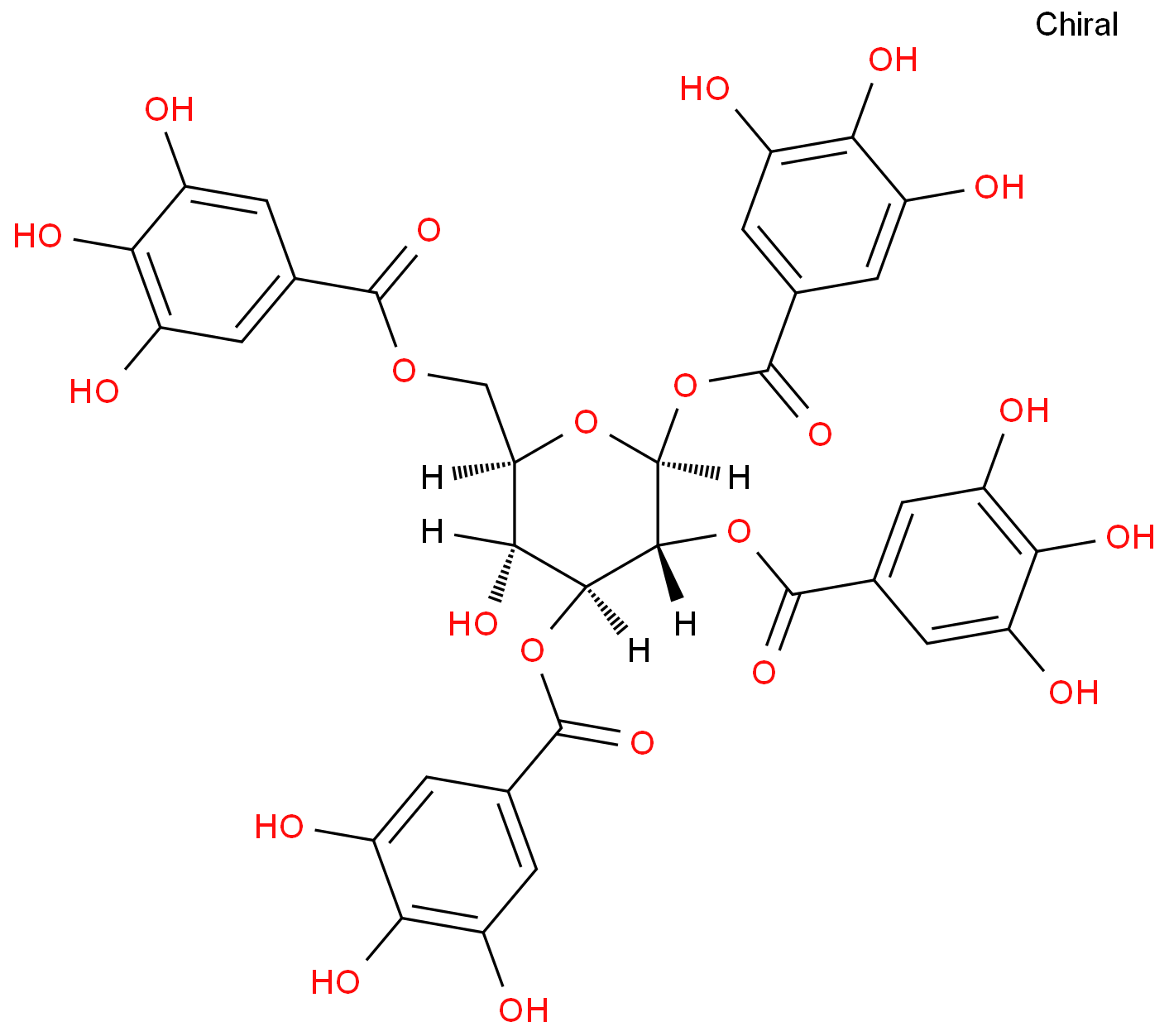 1,2,3,6-tetrakis-O-galloyl-β-D-glucose