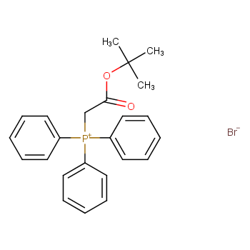 (叔丁氧基羰基甲基)三苯基溴化鏻化学结构式