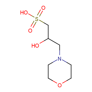 2-hydroxy-3-morpholin-4-ylpropane-1-sulfonic acid