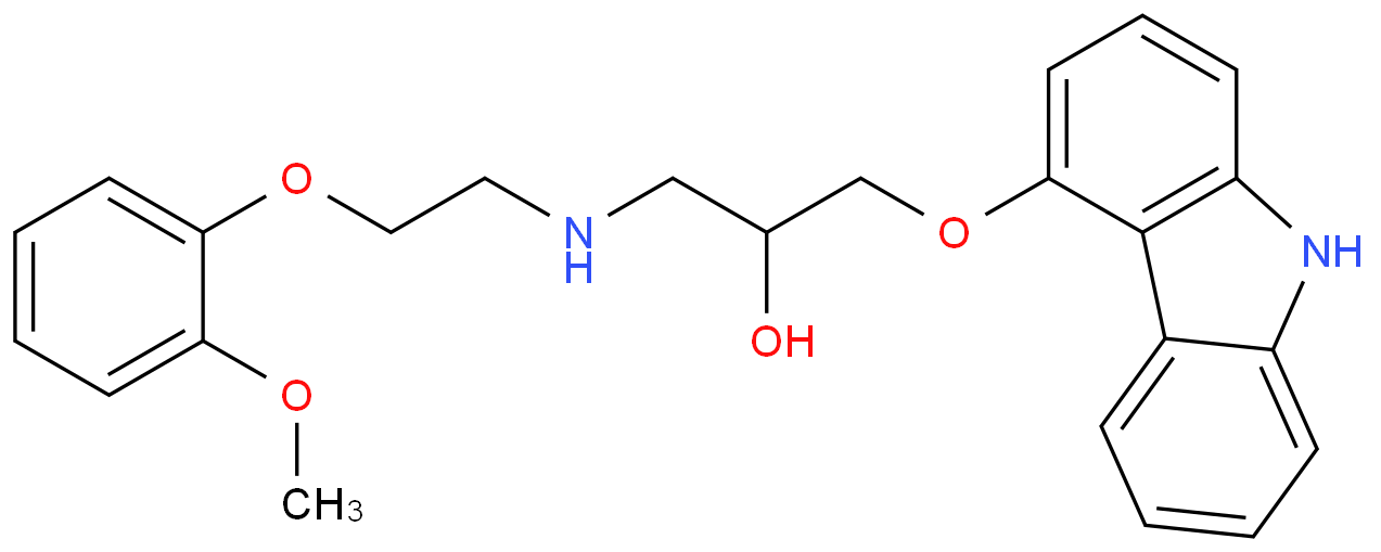 卡维地洛化学结构式