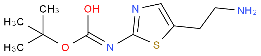 tert-butyl N-[5-(2-aminoethyl)-1,3-thiazol-2-yl]carbamate