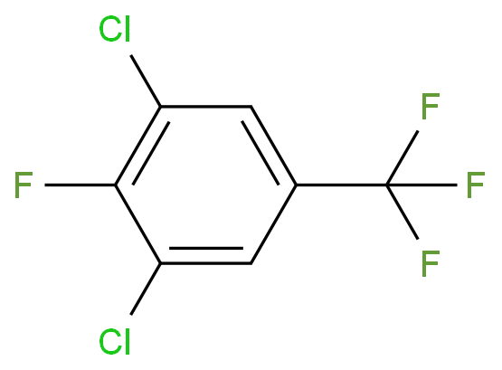 3,5-二氯-4-氟三氟甲苯化学结构式