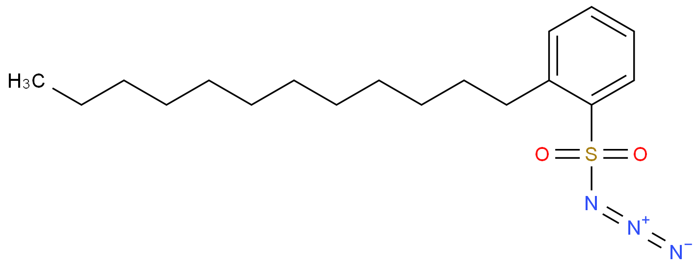 对十二烷基苯磺酰叠氮化学结构式