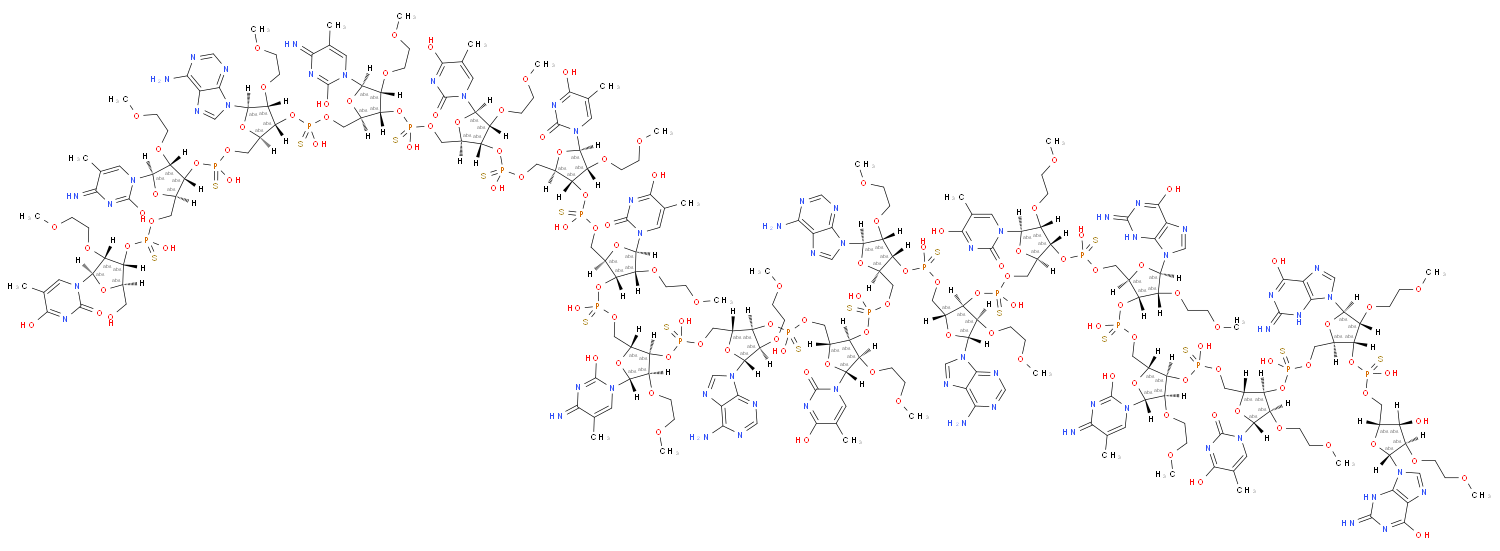 寡核苷酸化学结构式