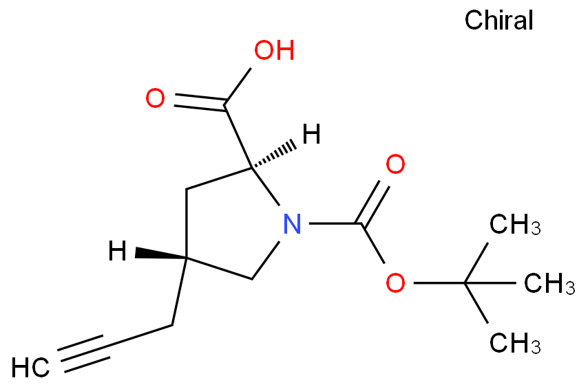 (2S,4R)-1-(tert-butoxycarbonyl)-4-(prop-2-ynyl)pyrrolidine-2-carboxylic acid