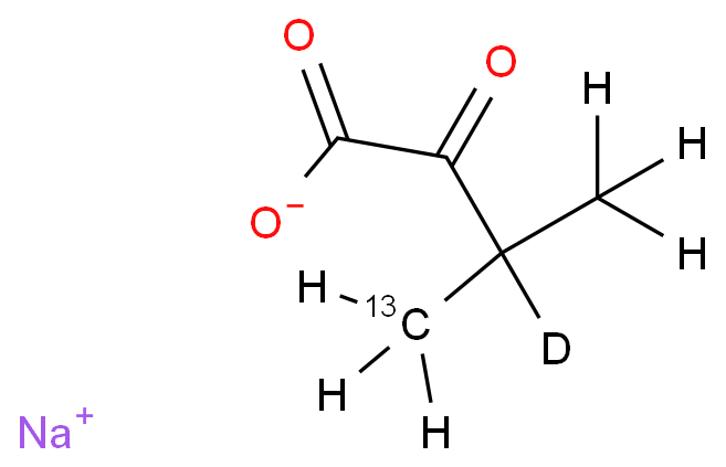 α-Keto Isovaleric Acid-13C,d Sodium Salt