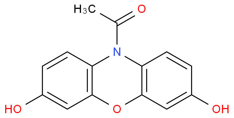 10-Acetyl-3,7-dihydroxyphenoxazine