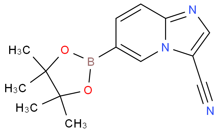6-(4,4,5,5-四甲基-1,3,2-二氧硼杂环戊烷-2-基)咪唑并[1,2-a]吡啶-3-甲腈