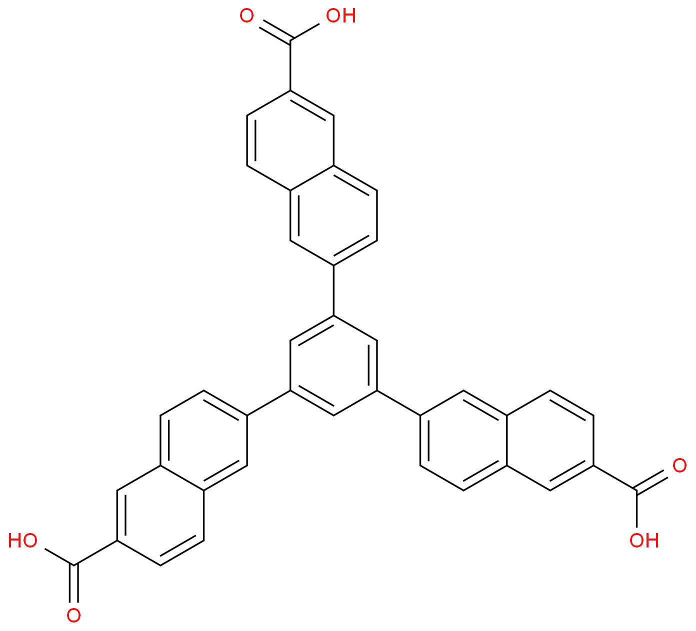 6,6',6''-(benzene-1,3,5-triyl)tris(2-naphthoic acid)