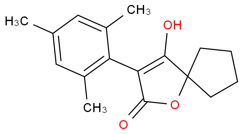 4-羟基-3-均三甲苯基-1-氧杂螺[4.4]壬-3-烯-2-酮，CAS号：148476-30-6