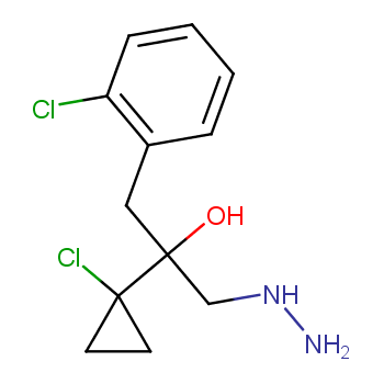 2-(1-氯环丙基)-3-(2-氯-苯基)-2-羟基-丙基-1-肼盐酸盐