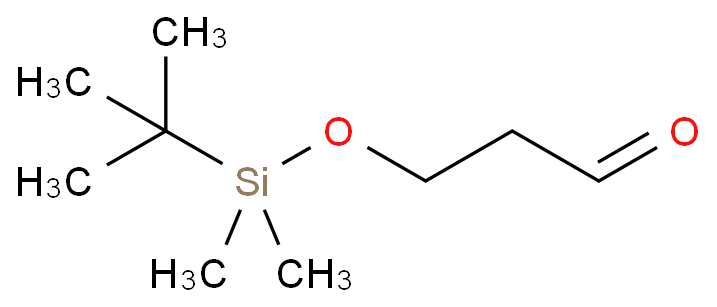 3-[(叔丁基二甲基甲硅烷基)氧基]-1-丙醇化学结构式
