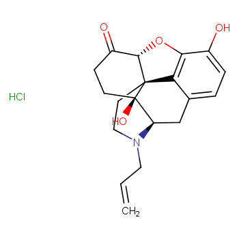 盐酸纳洛酮化学结构式