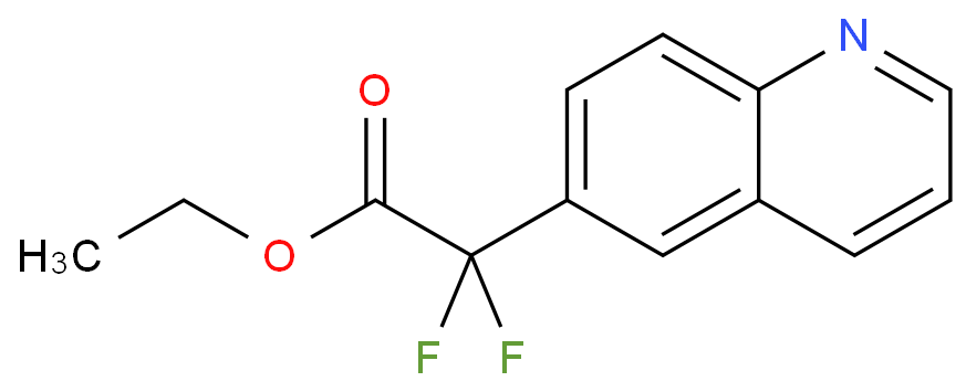 Ethyl 2,2-difluoro-2-(quinolin-6-yl)acetate  