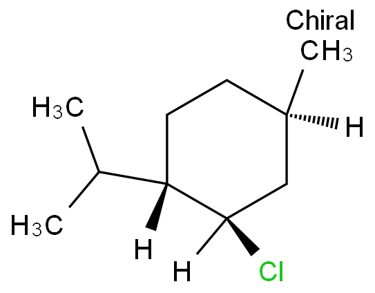氯代薄荷脑化学结构式