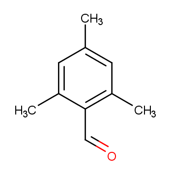 2,4,6-三甲基苯甲醛化学结构式