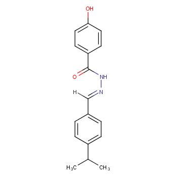 (E)-4-羟基-N'-(4-异丙基亚苄基)苯并酰肼/101574-65-6