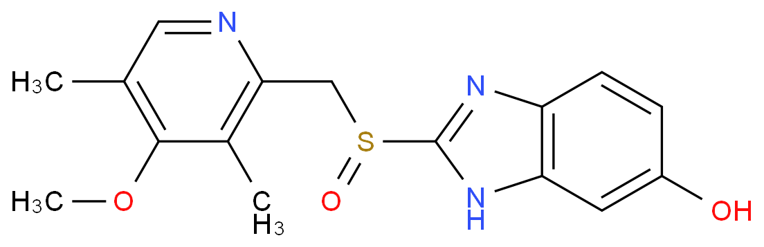 5-O-去甲基奥美拉唑化学结构式