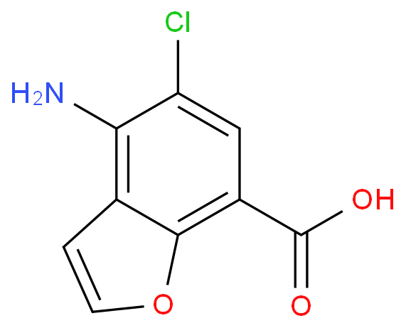 4-amino-5-chlorobenzofuran-7-carboxylic acid