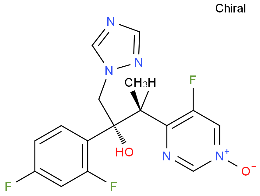 伏立康唑N-氧化物化学结构式