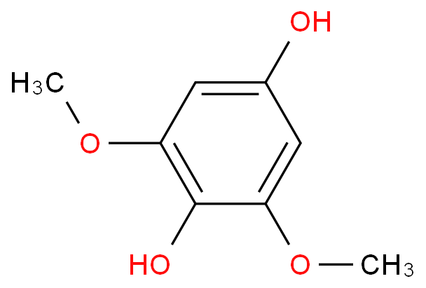 2,6-二甲氧基对苯二酚化学结构式