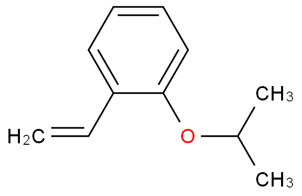 2-异丙氧基苯乙烯化学结构式