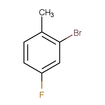 2-溴-4-氟甲苯化学结构式